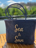 Sac de plage bleu