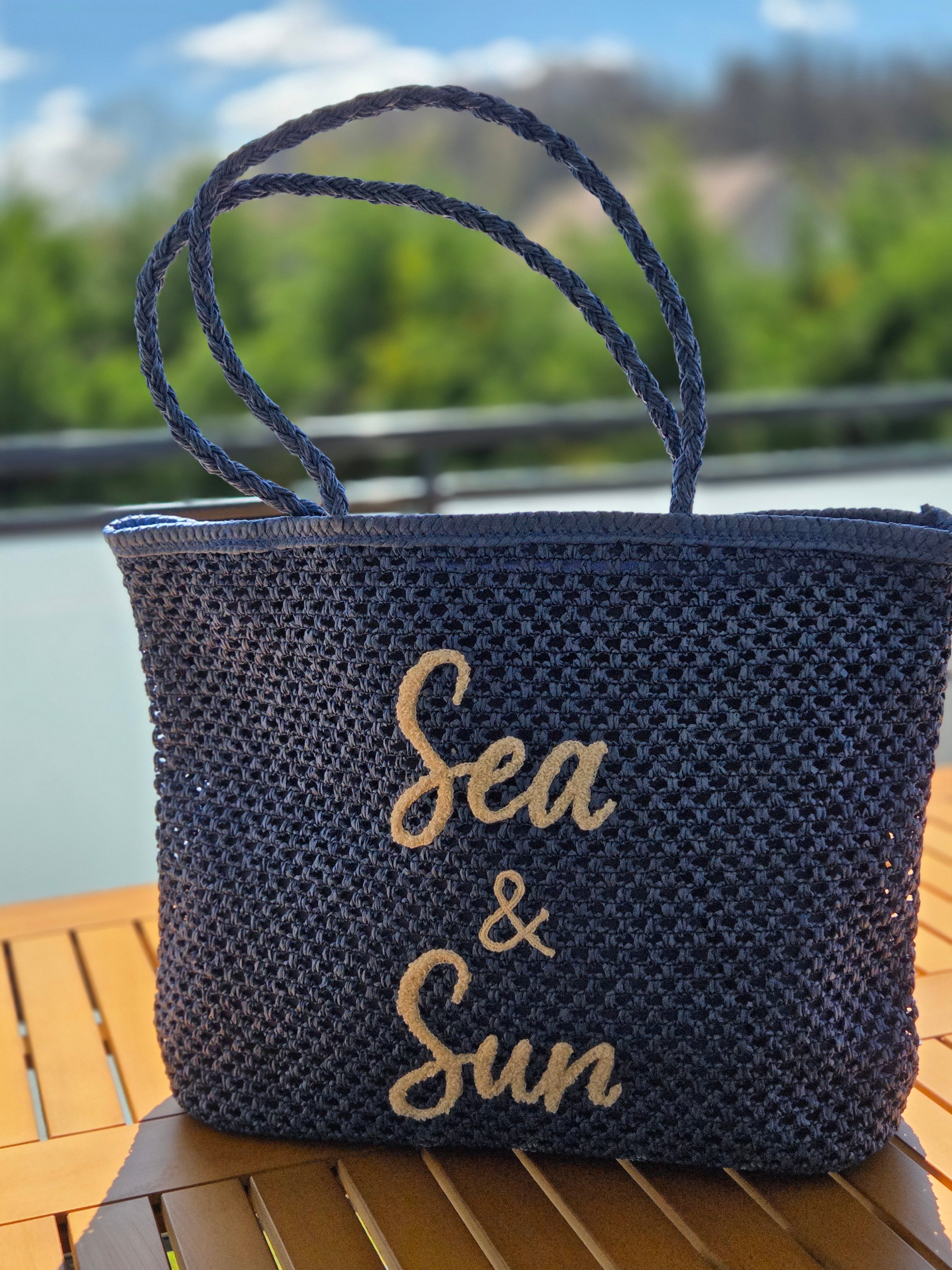 Sac de plage bleu