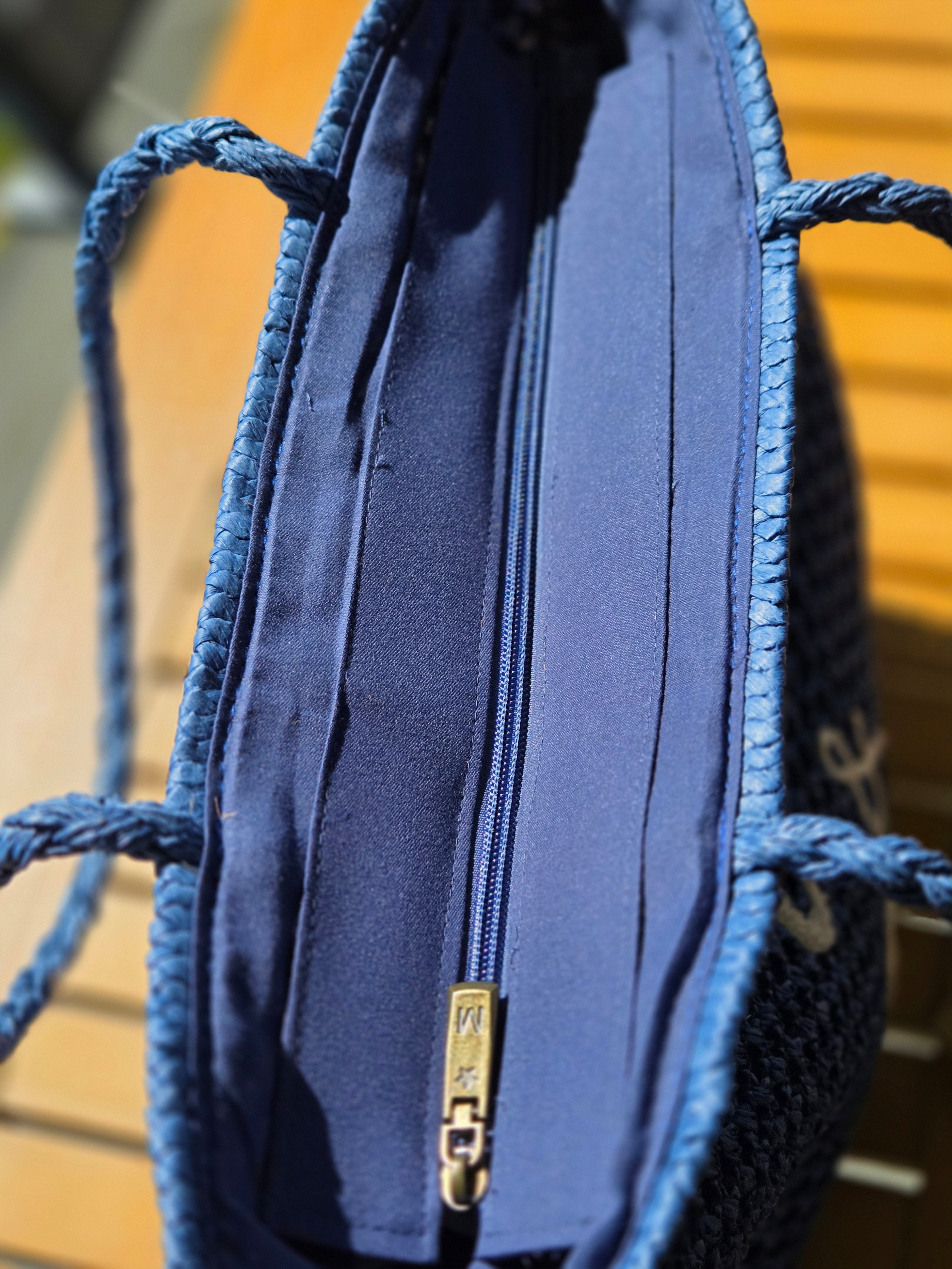 Sac de plage bleu
