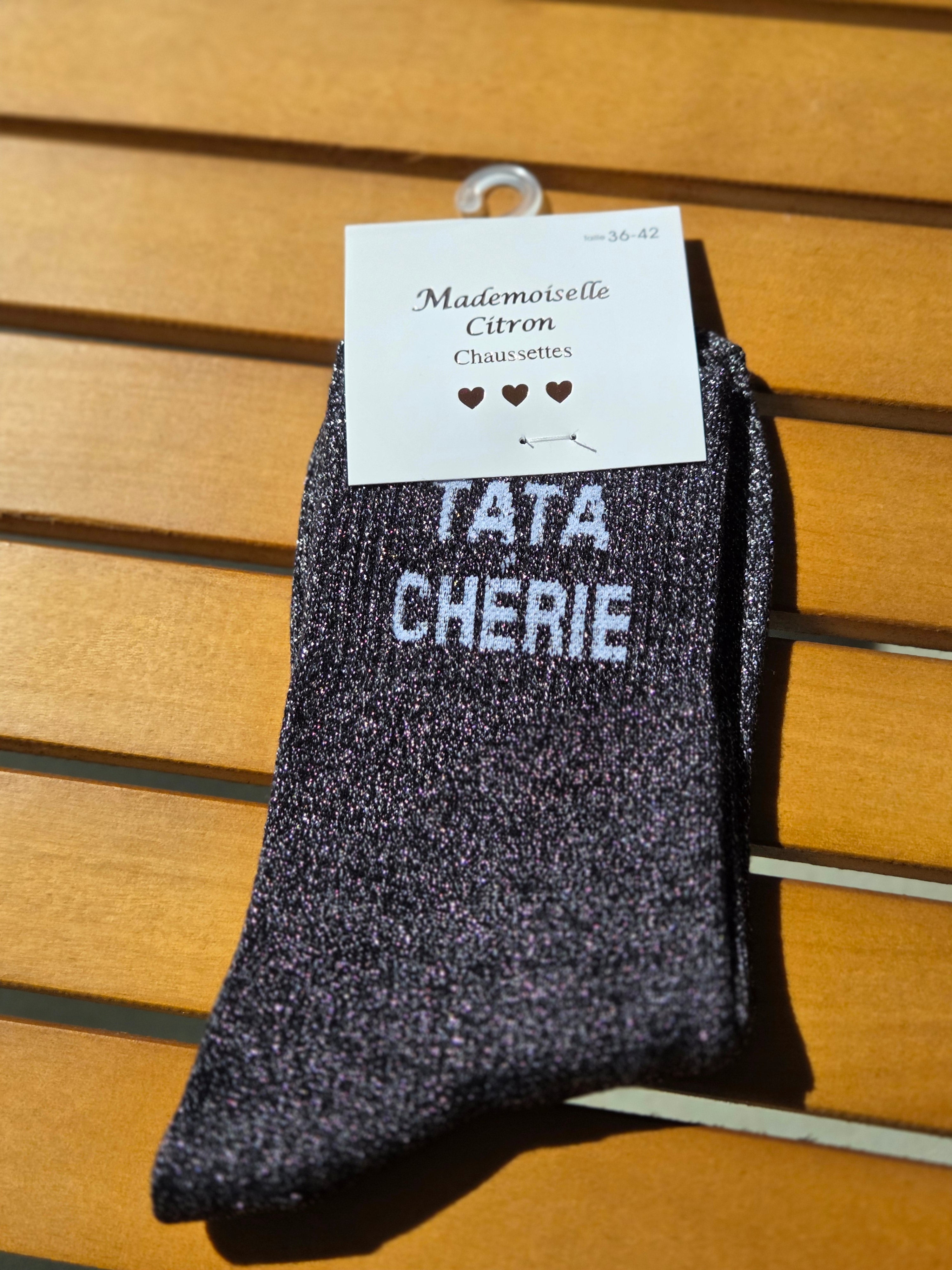 Chaussettes Message "Tata chérie"