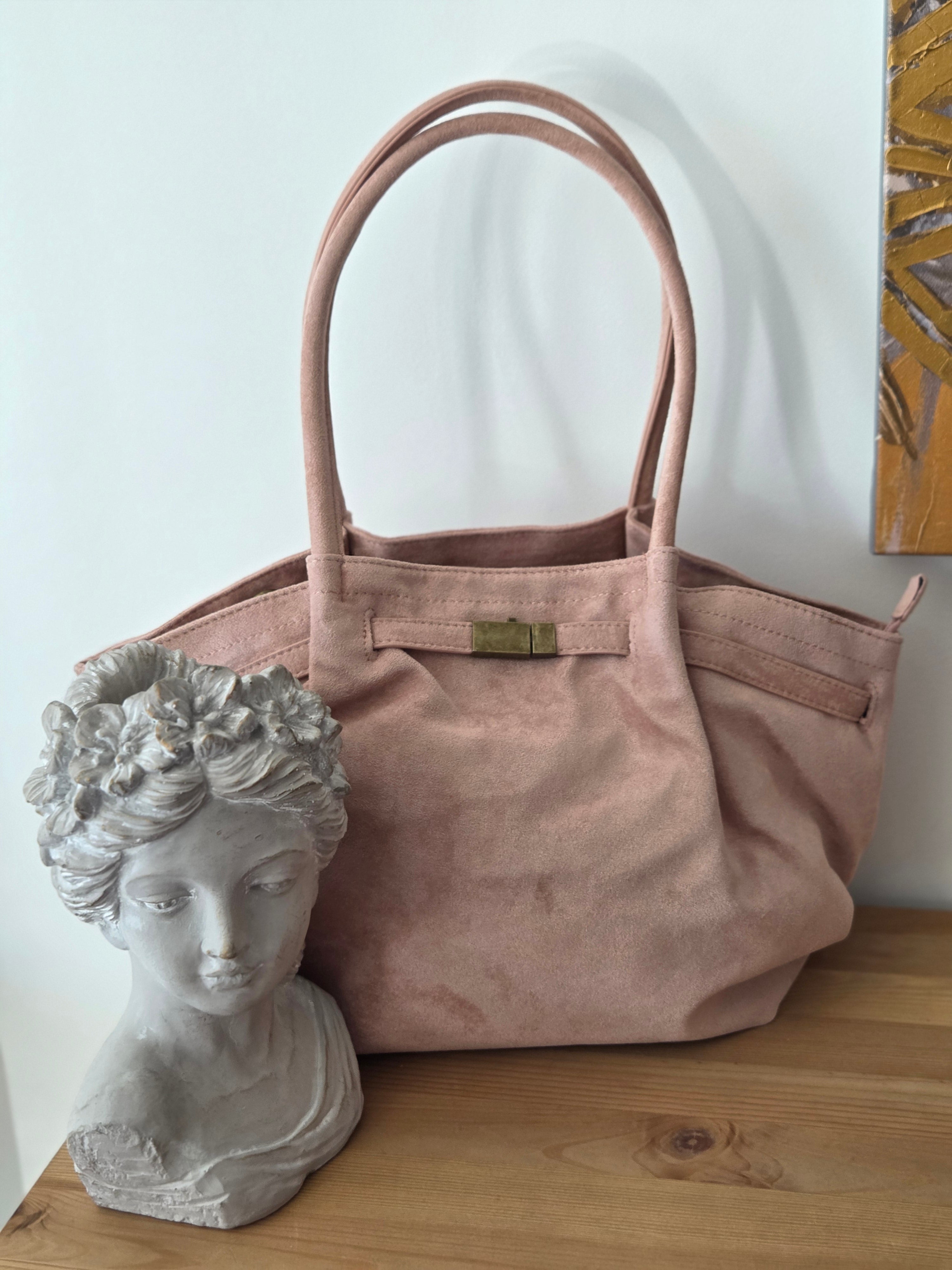 Sac rose poudré