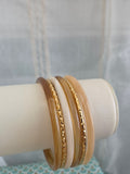 Compo bracelets doré / marron