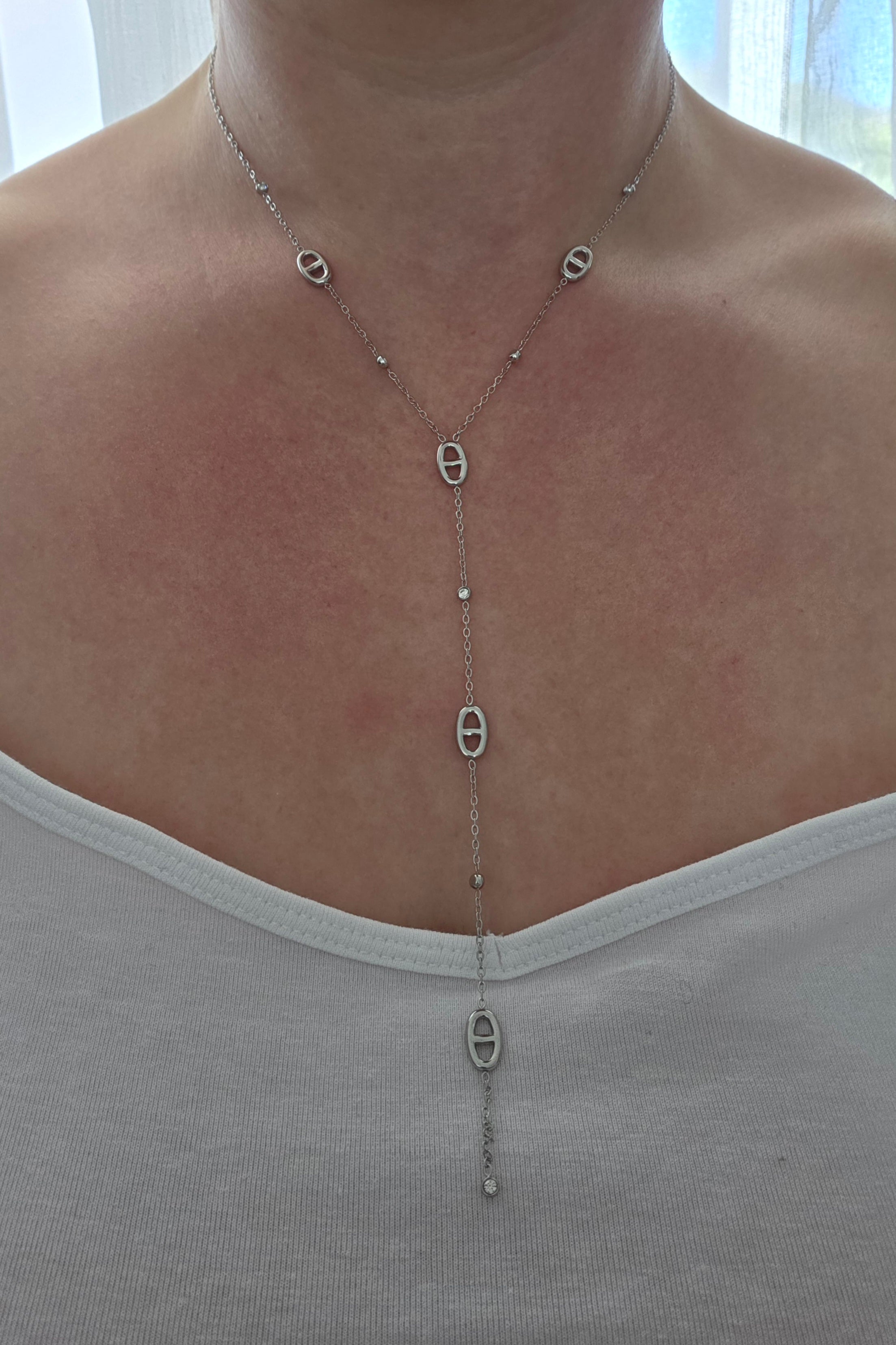 Collier argenté