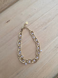 Bracelet doré perles
