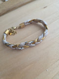Bracelet cordon tressé
