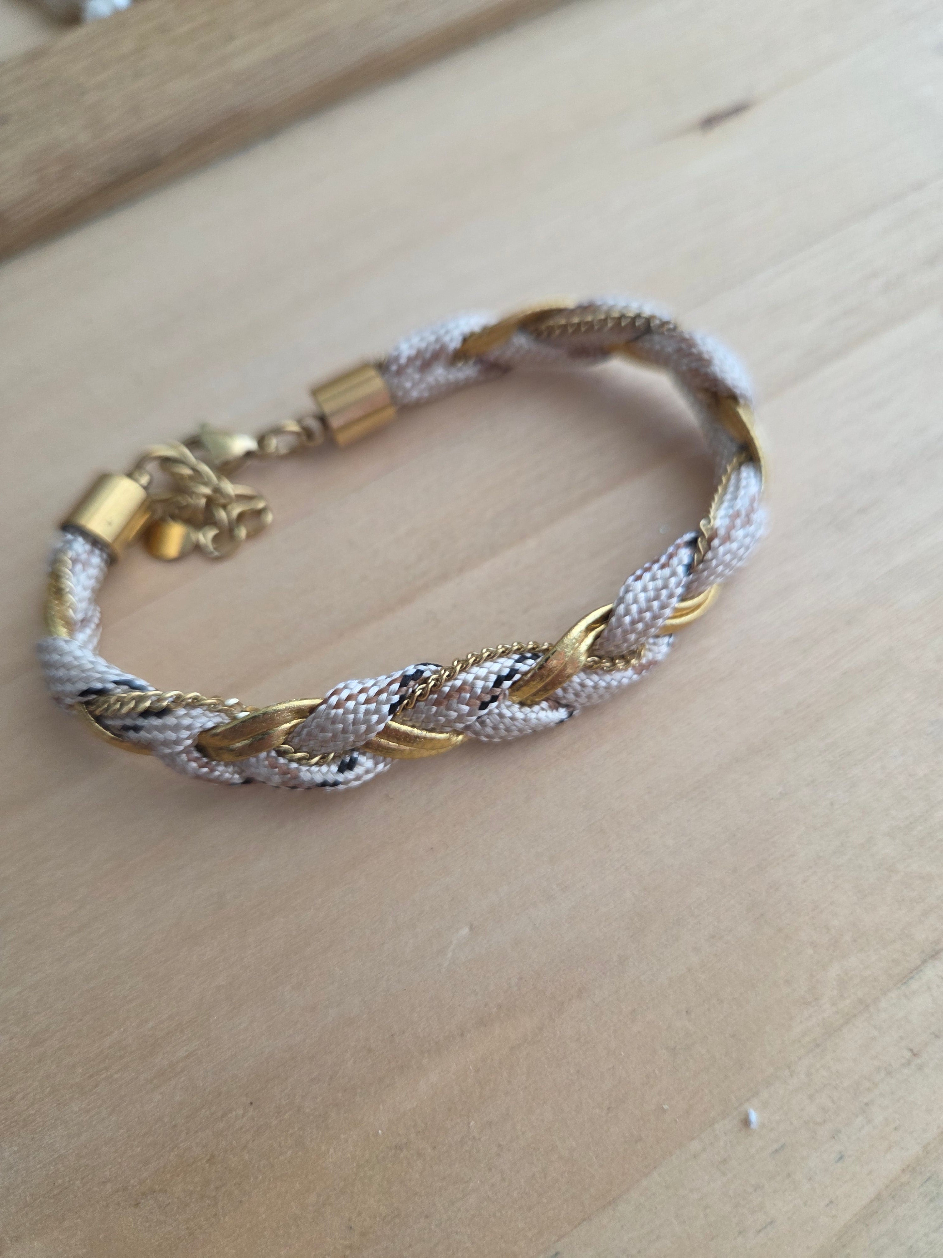 Bracelet cordon tressé