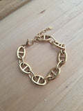 Bracelet doré maille marine