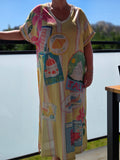Robe longue fluide Sunset