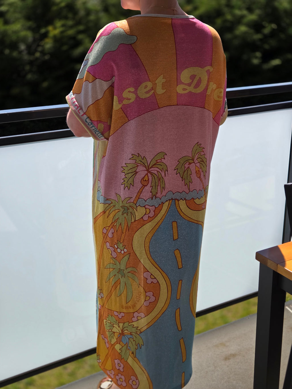 Robe longue fluide Sunset