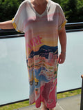 Robe longue fluide Amore