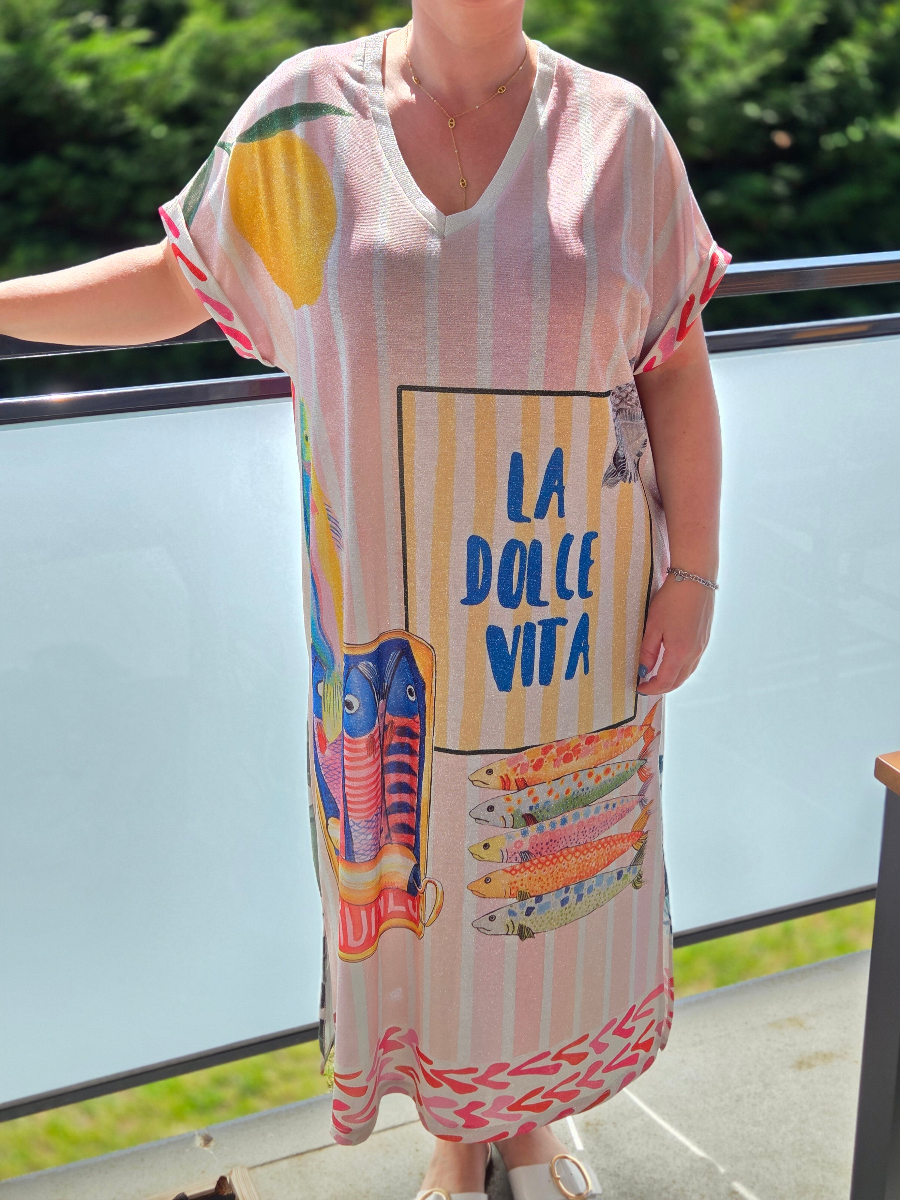 Robe longue fluide La Dolce Vita