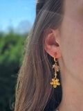 Boucles d'oreilles doré breloques