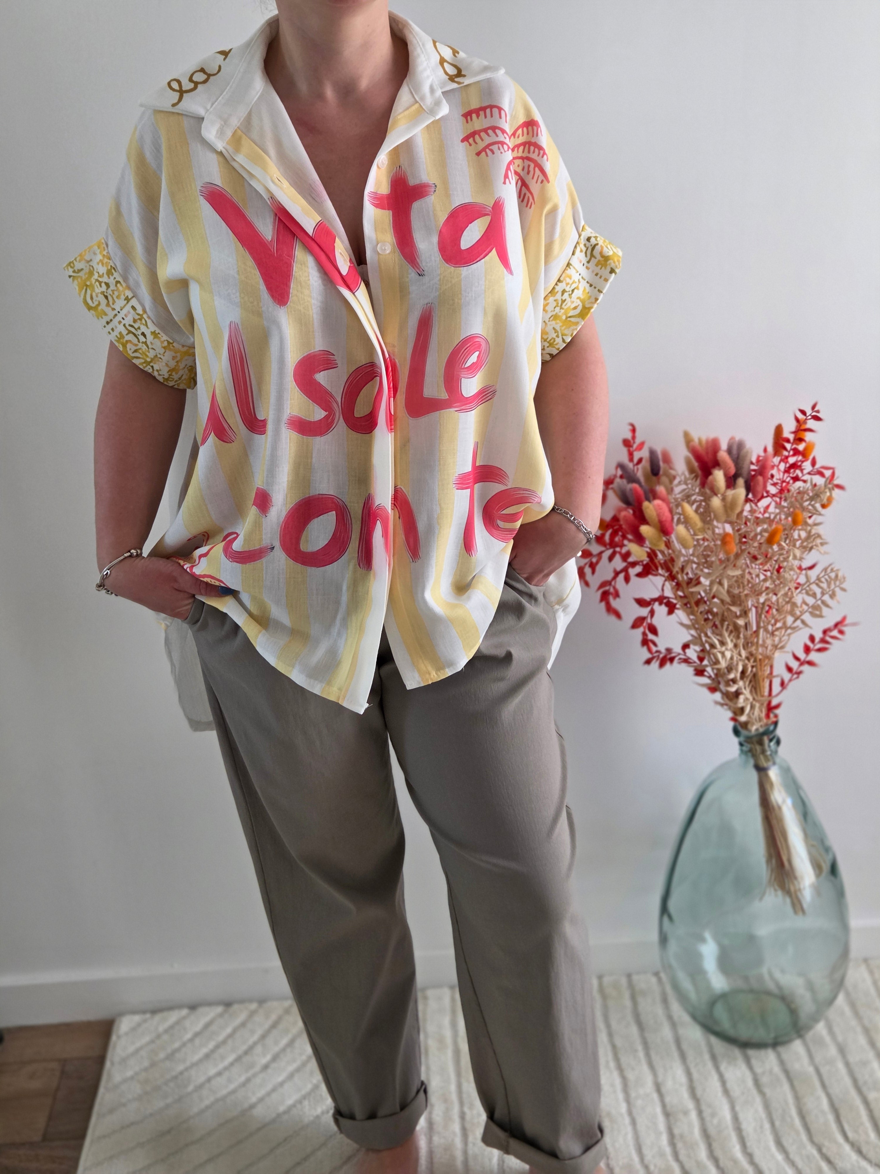 Chemise Dolce Vita Jaune