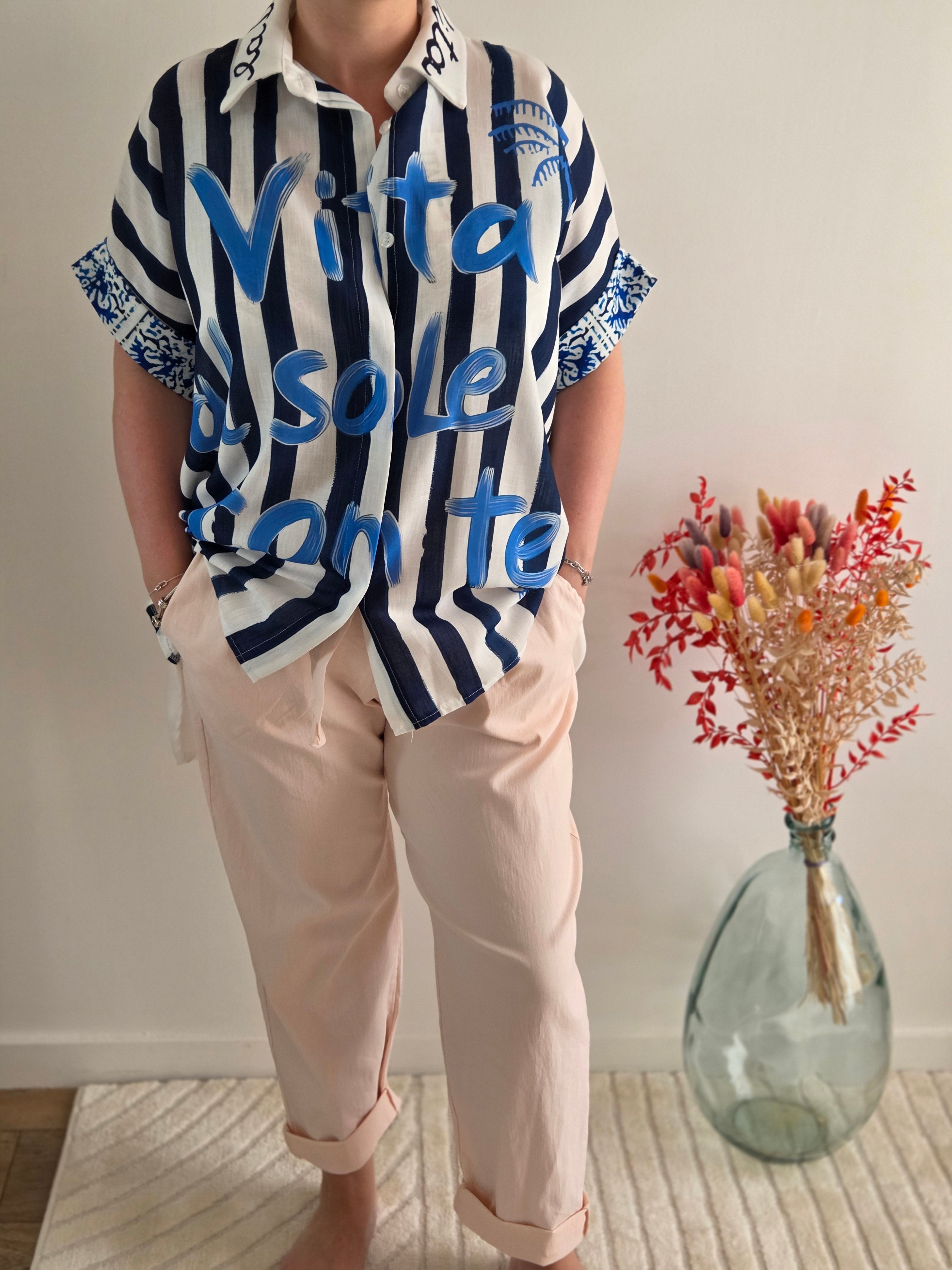 Chemise Dolce Vita Bleue