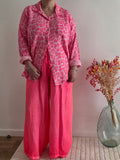 Chemise léopard Rose