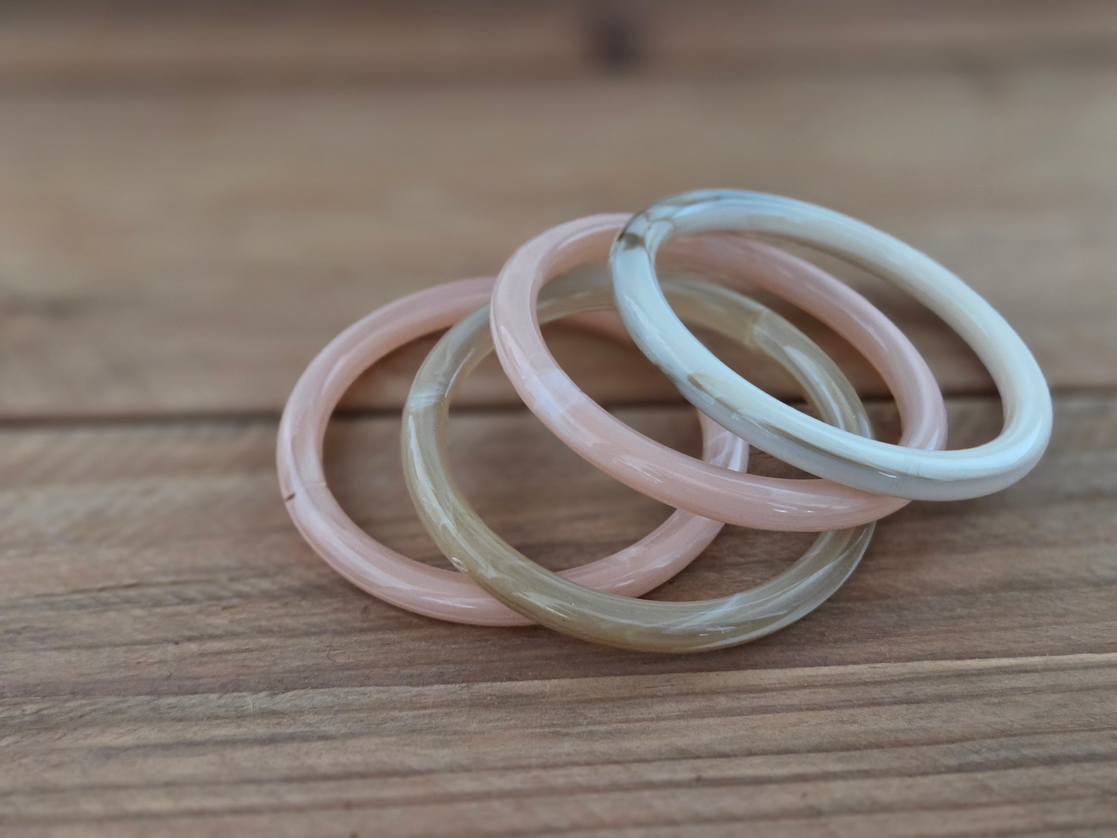 Compo bracelets Beige Rose