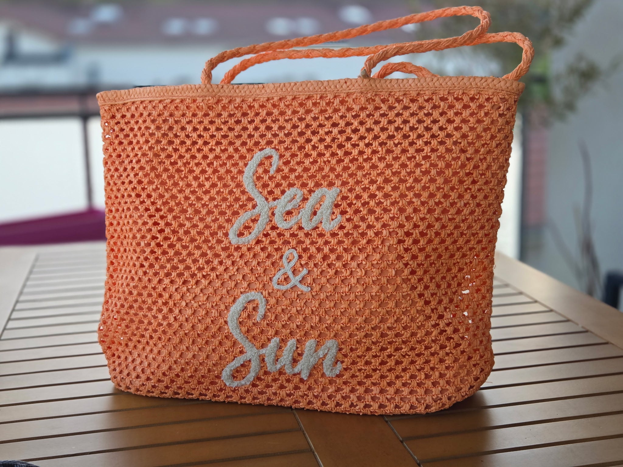 Sac de plage orange
