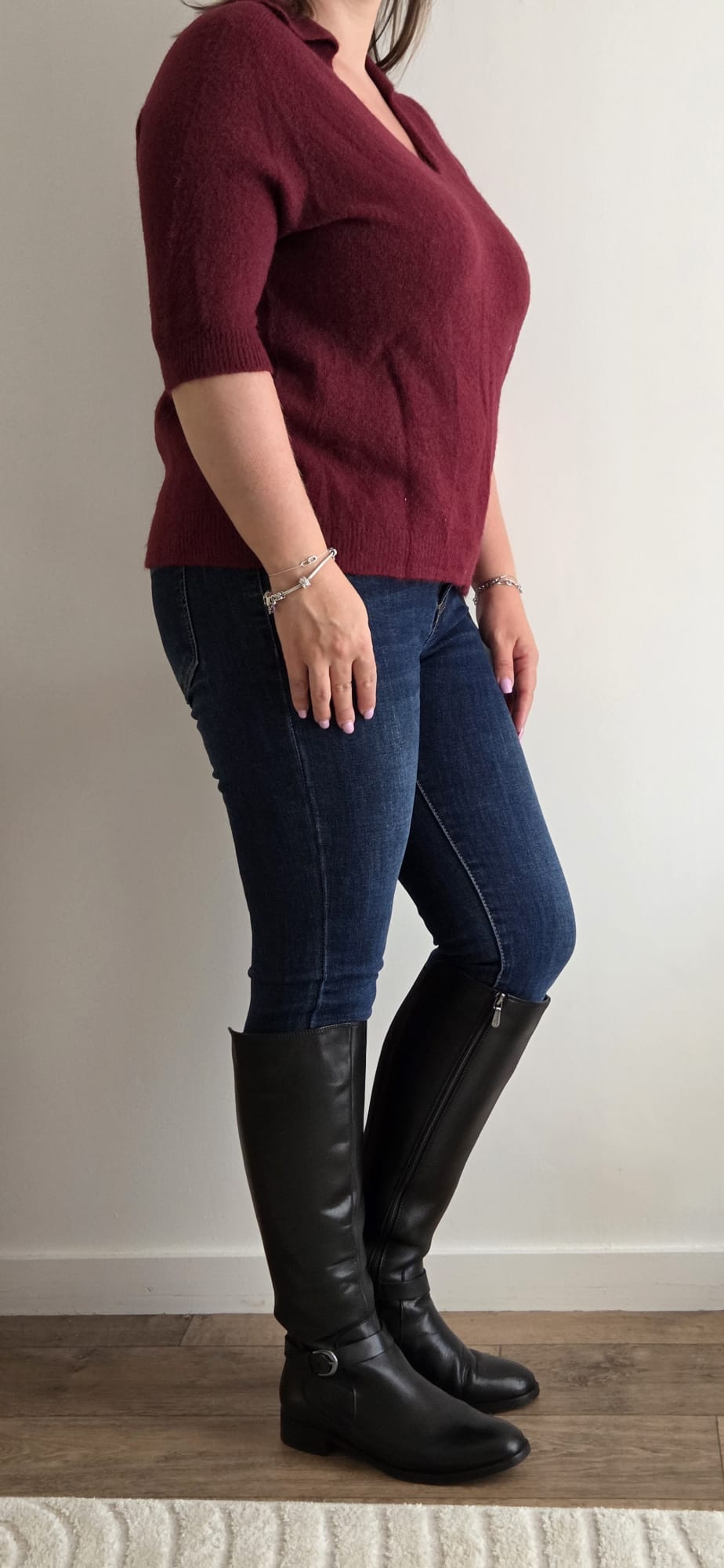 Pull bordeaux