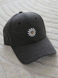 Casquette Grise fleur