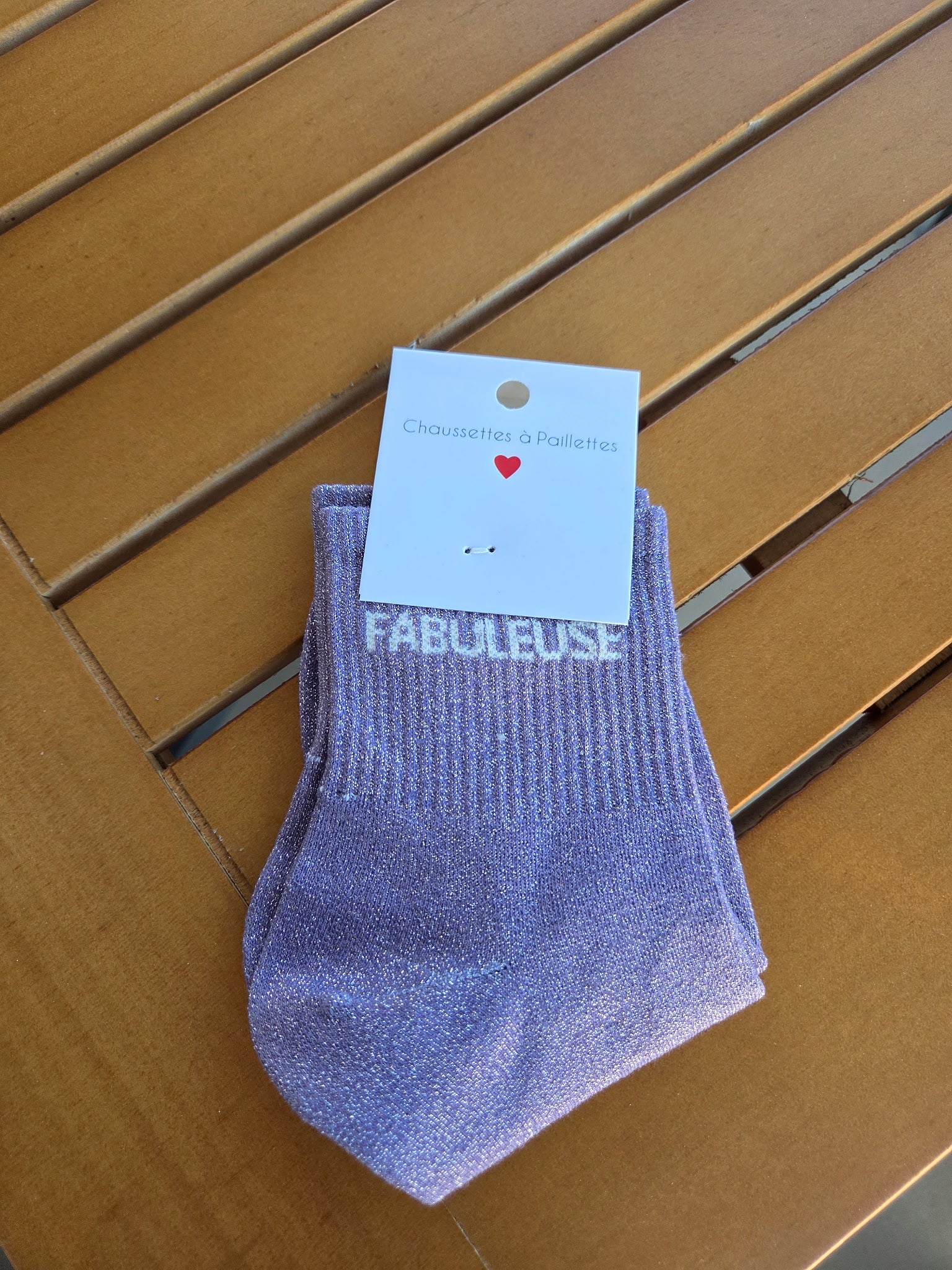 Chaussettes Message Fabuleuse