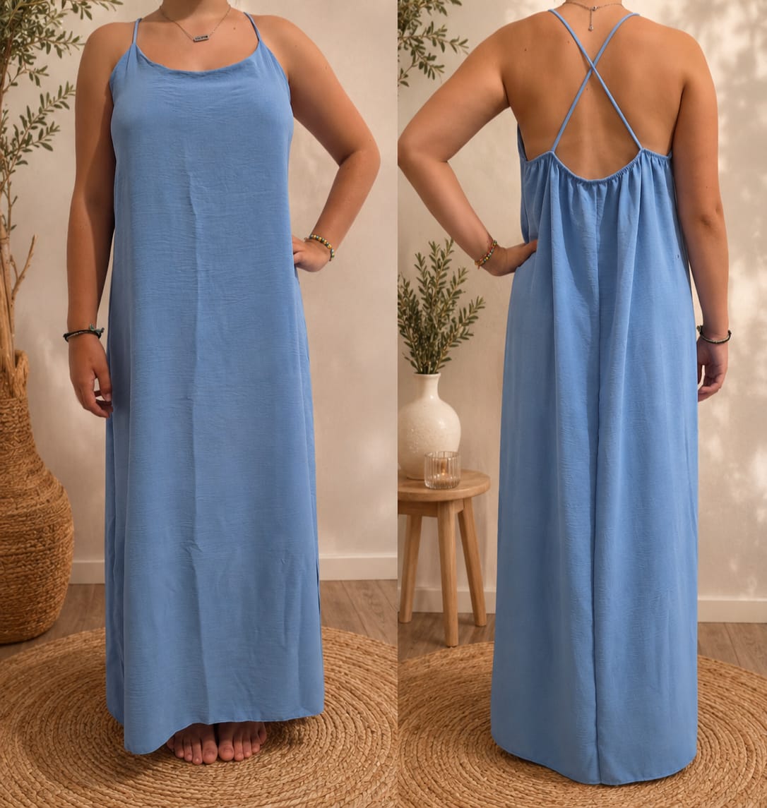Robe bleue
