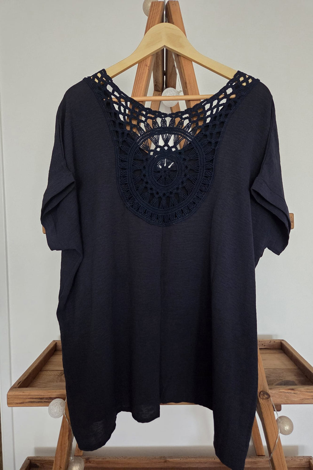 Tee-shirt bleu bleu marine