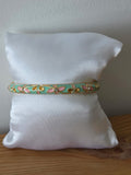 Bracelet Vert / Rose