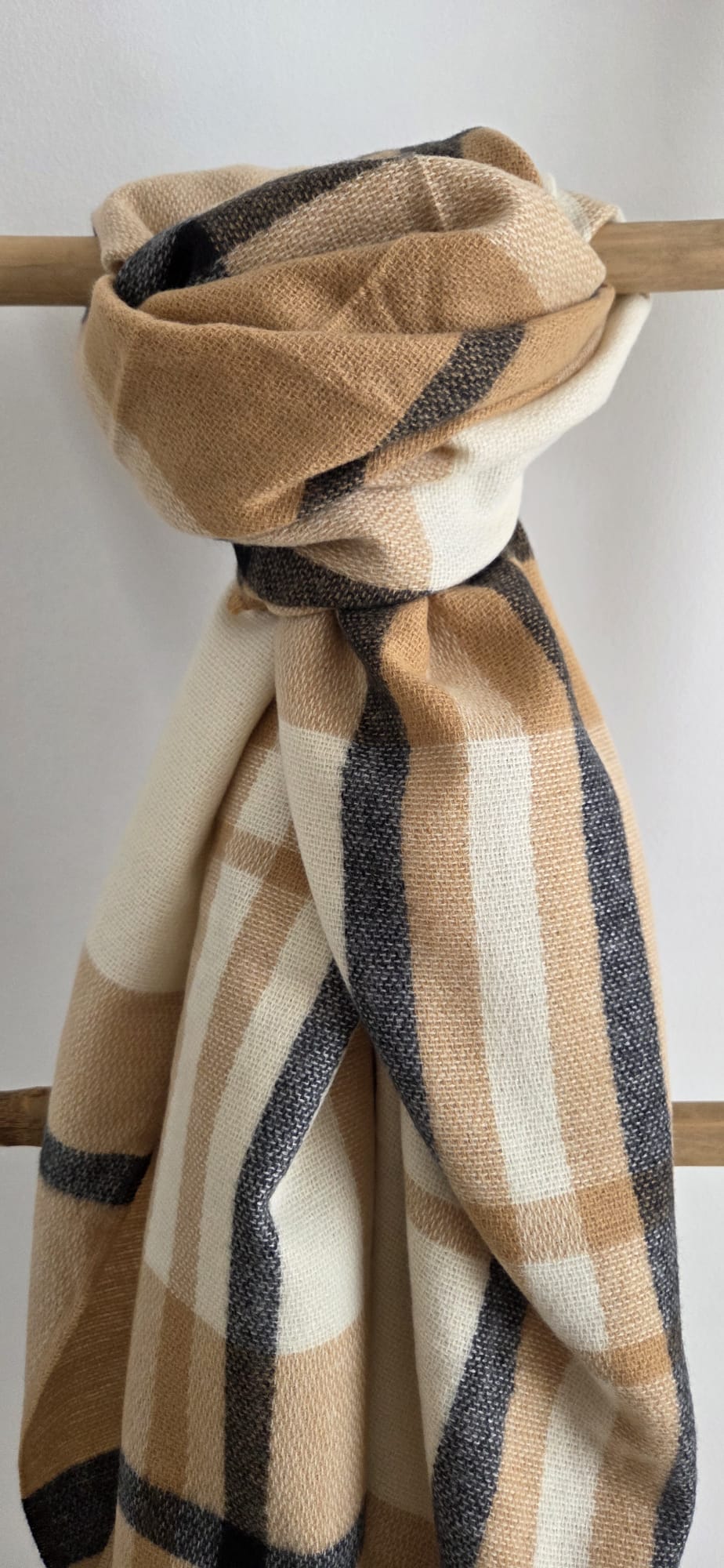 Écharpe beige