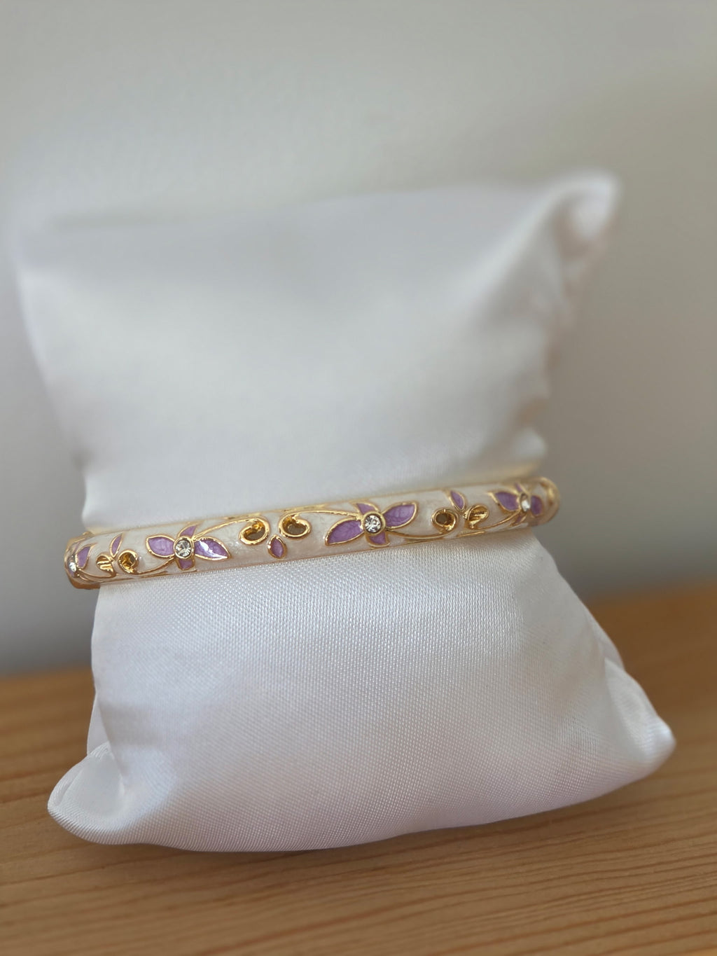 Bracelet Violet / Beige