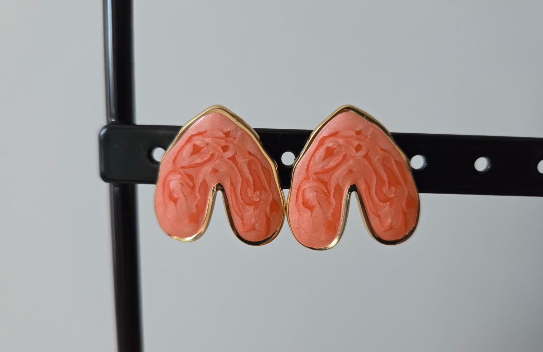 Boucles d'oreilles orange