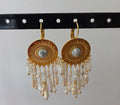 Boucles d'oreilles dorées