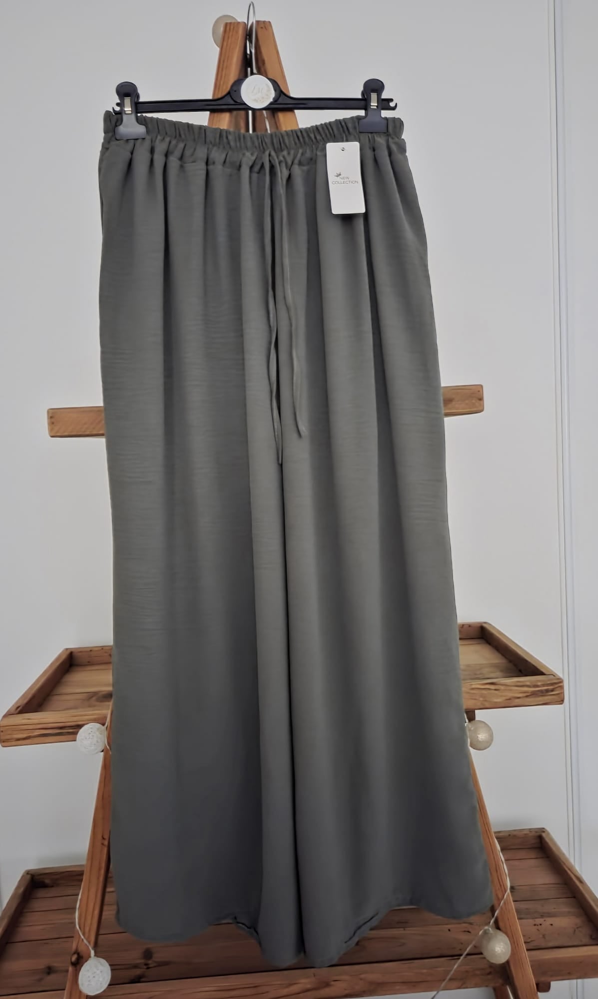 Pantalon fluide kaki