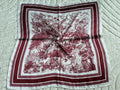 Foulard bordeaux