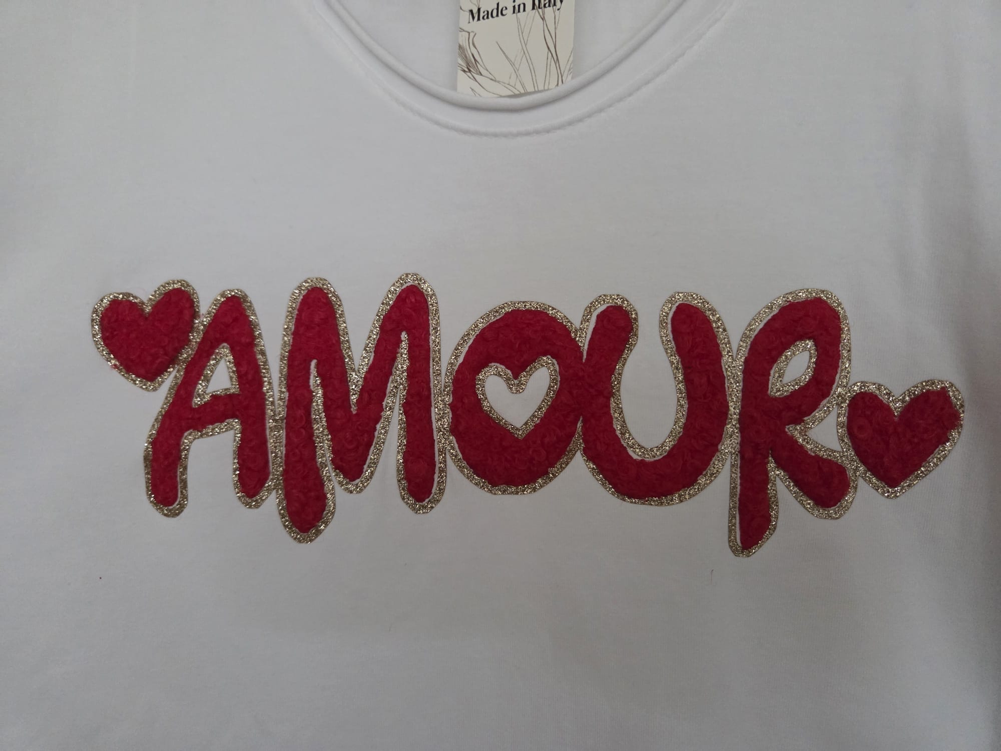 Tee-shirt blanc Amour