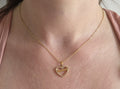 Collier doré Maman