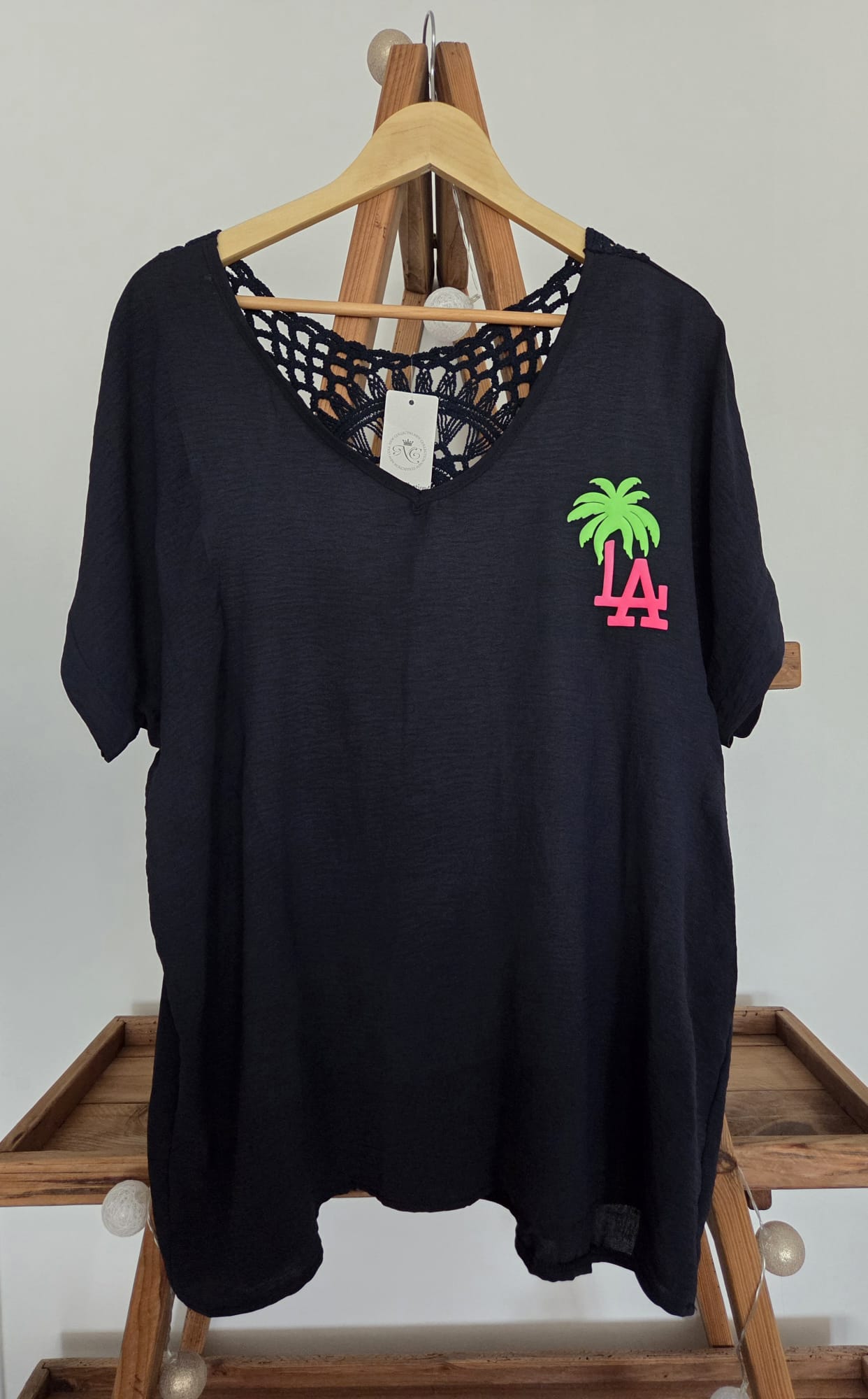 Tee-shirt bleu bleu marine