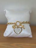 Bracelet charms Coeur