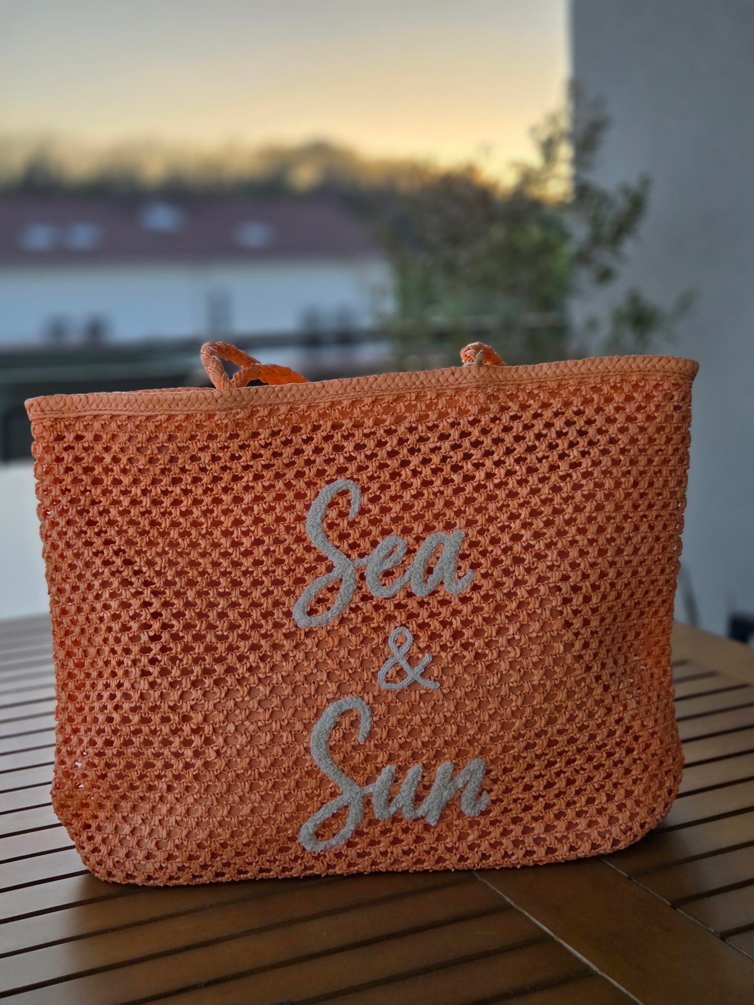 Sac de plage orange