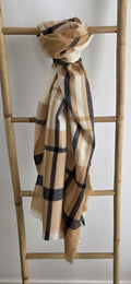 Écharpe beige