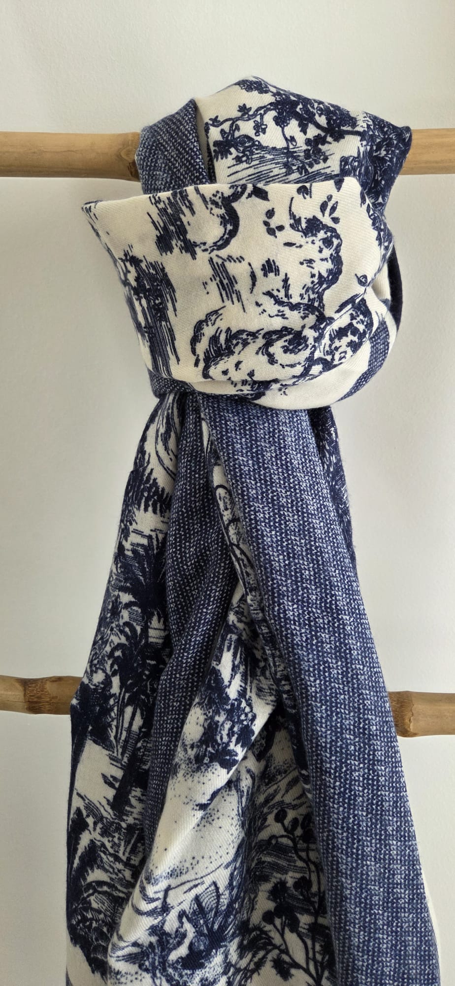 Étole bleue