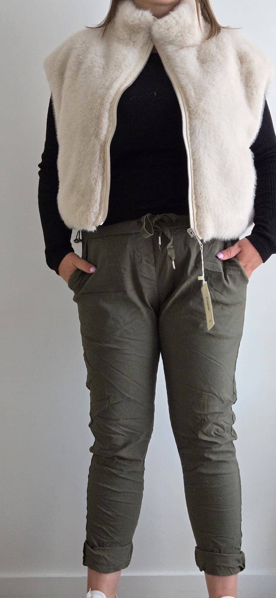 Veste beige réversible