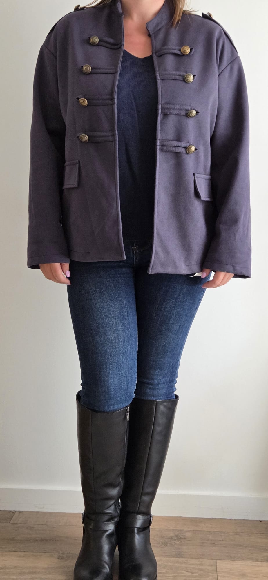 Veste officier bleu