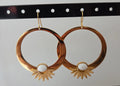 Boucles d'oreilles dorées