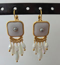 Boucles d'oreilles dorées