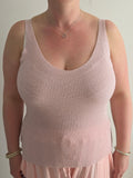 Débardeur rose pailleté