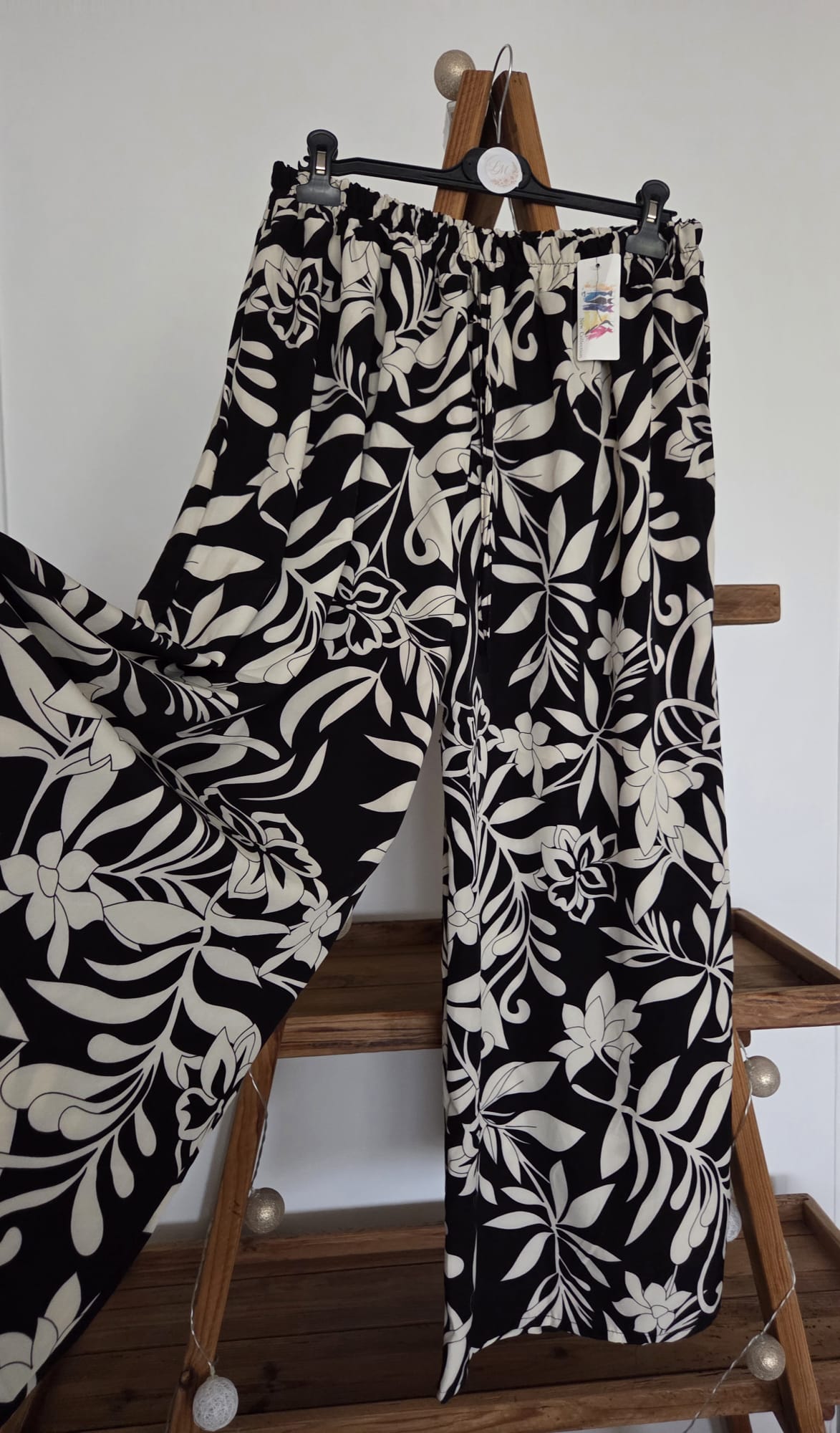 Pantalon fluide fleurs