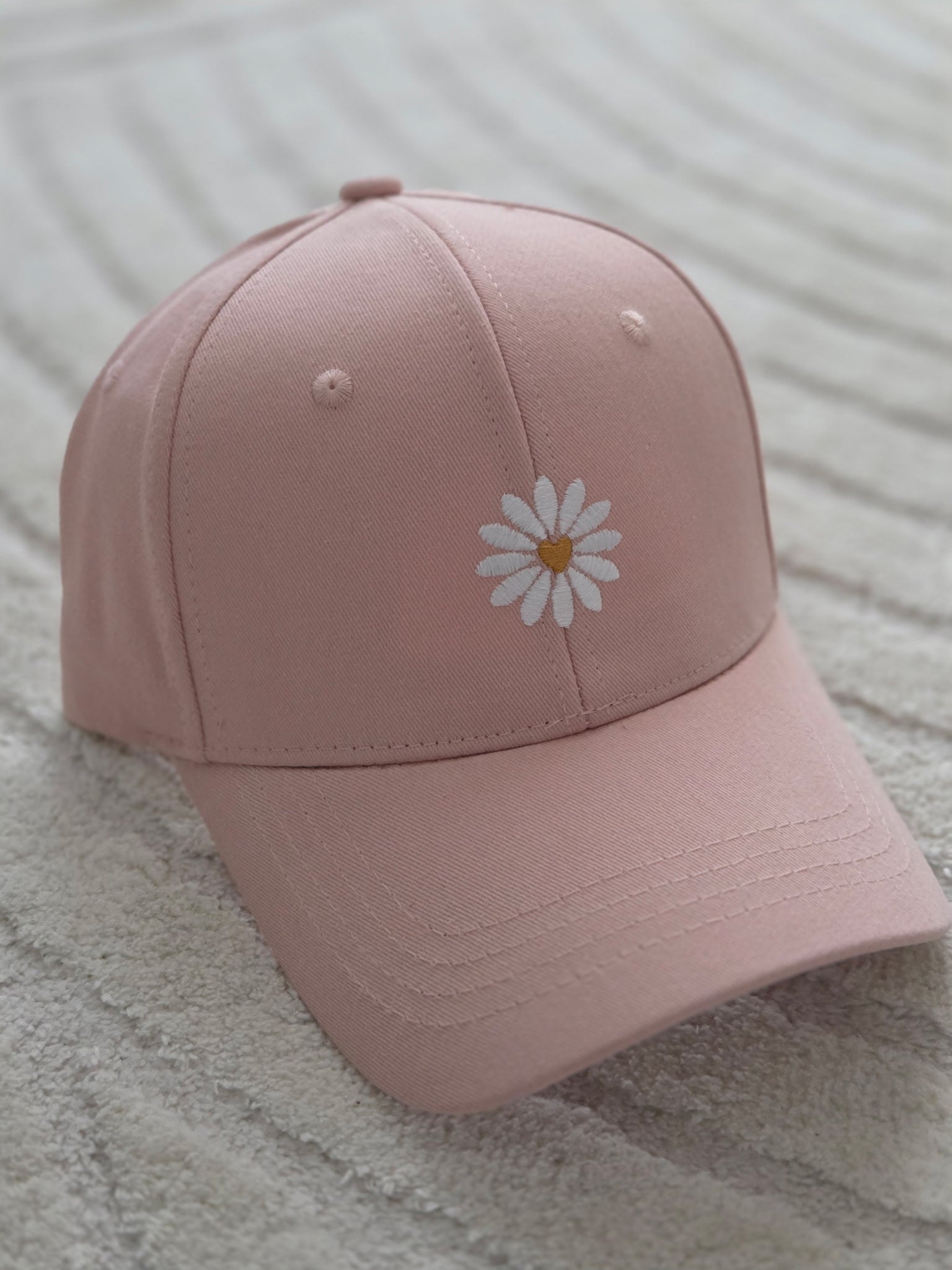 Casquette Rose fleur