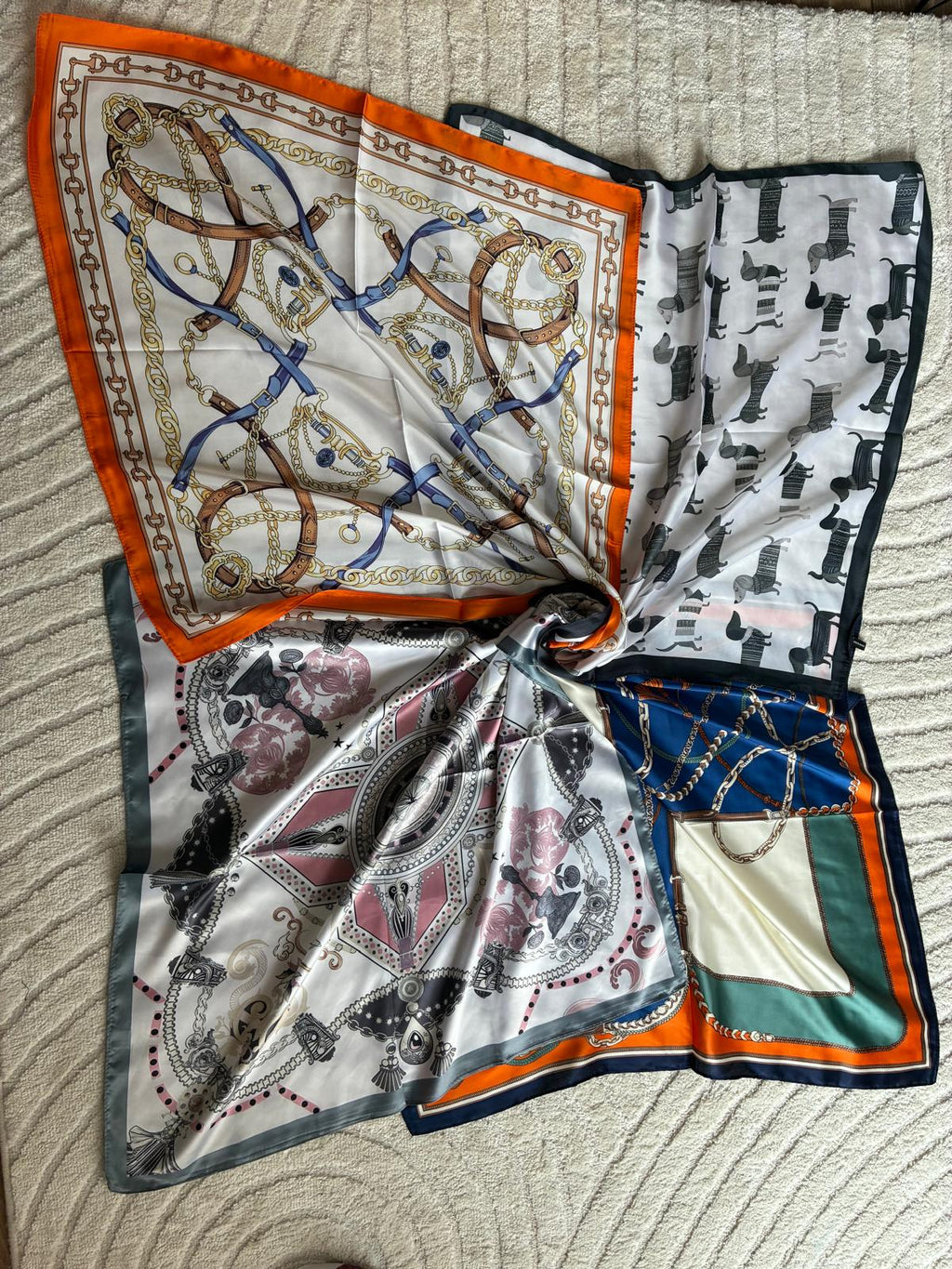 Foulard gris