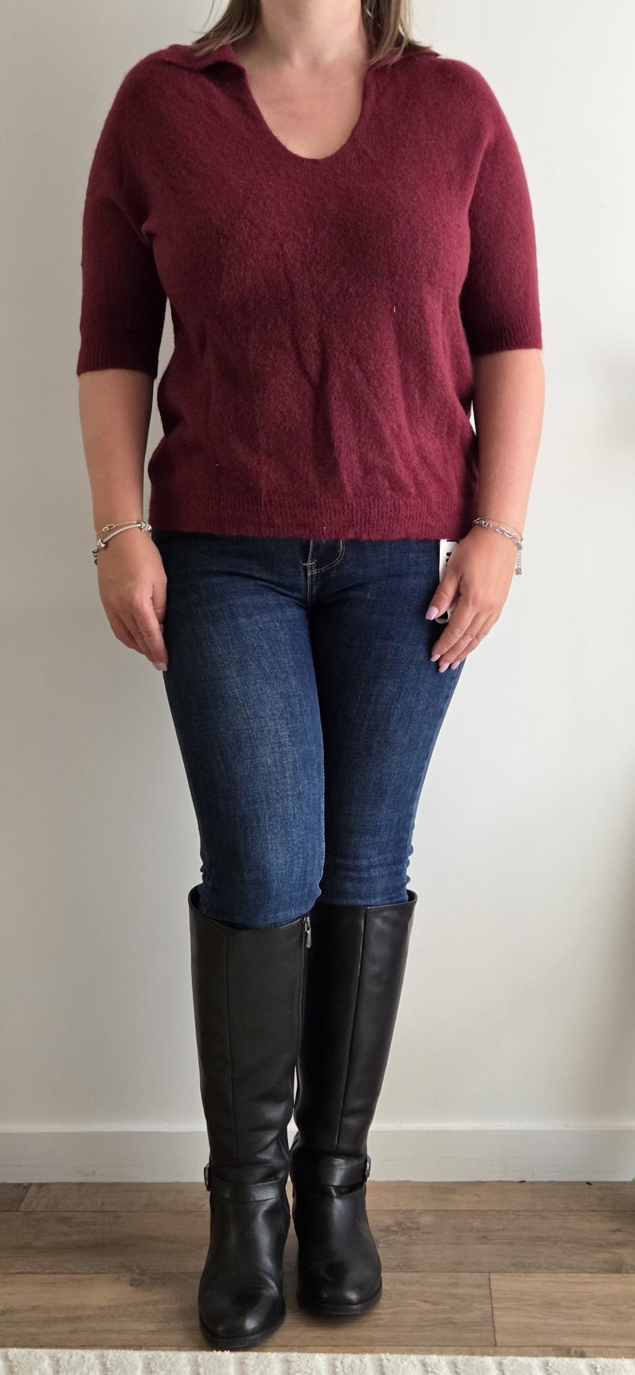 Pull bordeaux